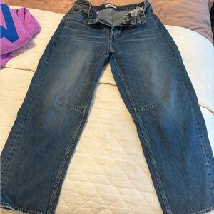 MADEWELL The Darted Barrel Leg Jeans